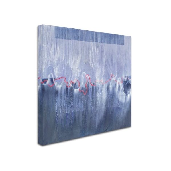 Charlie Millar 'Circle Rain V2' Canvas Art,14x14